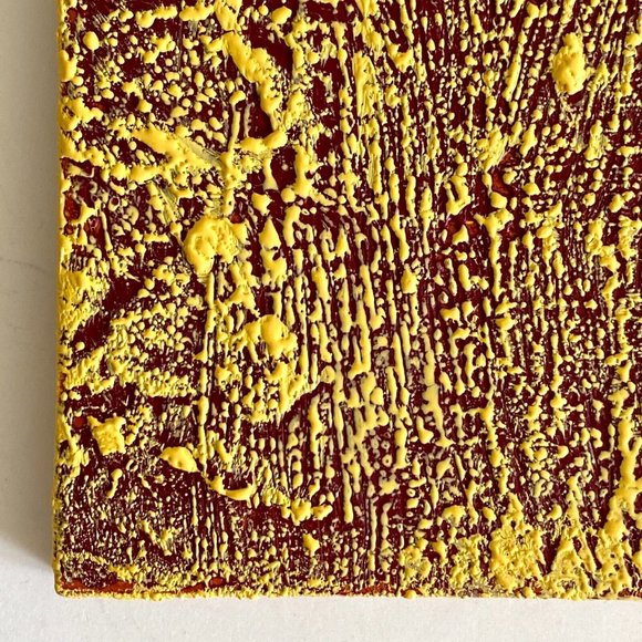 Digging Deep - Original Abstract Art Encaustic Wax Painting 8x10in Home Decor - Picture 4 of 12